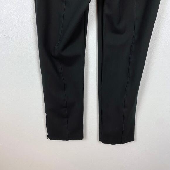 Talbots Pleated Ankle Zip Pant Black Career Ankle Slant Pockets Work Size 14 - Picture 7 of 11